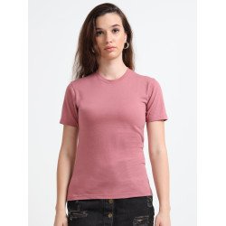 Women's Everyday Cotton Top - Onion Pink