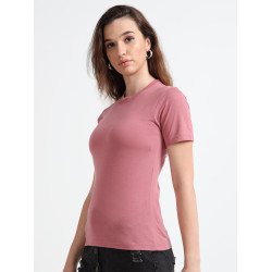 Women's Everyday Cotton Top - Onion Pink