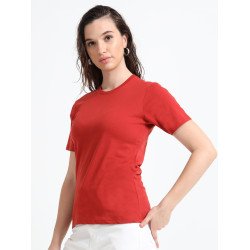 Women's Everyday Cotton Top - Red