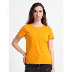 Women's Everyday Cotton Top - Mustard