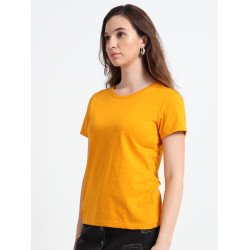 Women's Everyday Cotton Top - Mustard