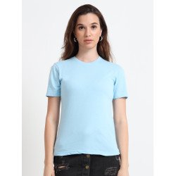 Women's Everyday Cotton Top - Mint Blue