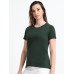 Women's Everyday Cotton Top - Forest Green