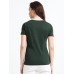 Women's Everyday Cotton Top - Forest Green