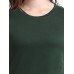 Women's Everyday Cotton Top - Forest Green
