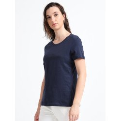Women's Everyday Cotton Top - English Navy