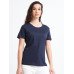 Women's Everyday Cotton Top - English Navy