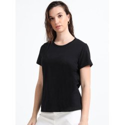 Women's Everyday Cotton Top - Black