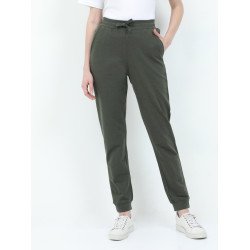 Women's Cotton Joggers - Olive