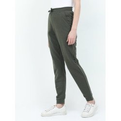 Women's Cotton Joggers - Olive