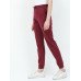 Women's Cotton Joggers - Burgundy