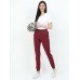 Women's Cotton Joggers - Burgundy