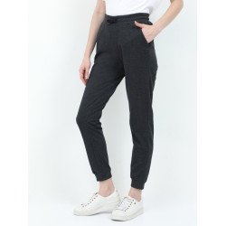 Women's Cotton Joggers - Charcoal