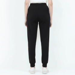 Women's Cotton Joggers - Black