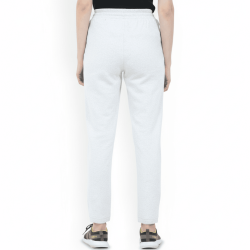 Women's Cotton Trackpants - Ecru
