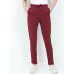 Women's Cotton Trackpants - Burgundy