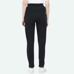 Women's Cotton Trackpants - Black
