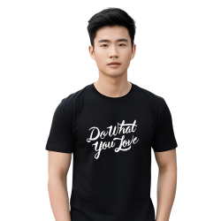Round Neck | Men | Black | DWYL