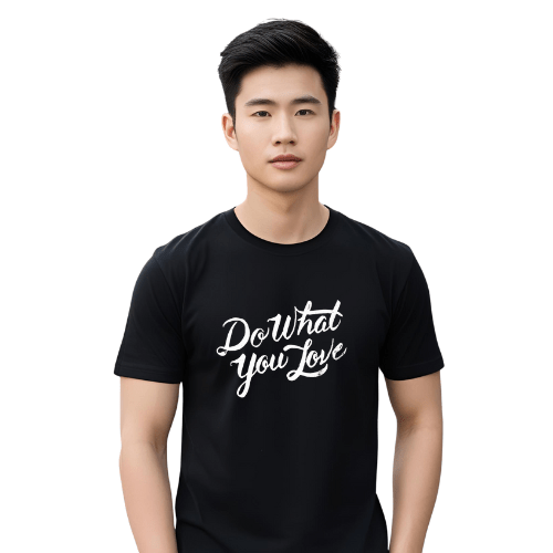 Round Neck | Men | Black | DWYL