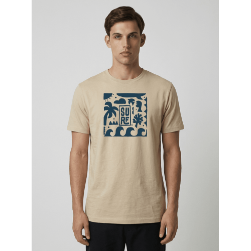 Round Neck | Camel | Surf