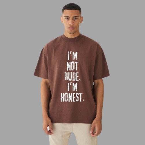 Round Neck | Brown | Rude