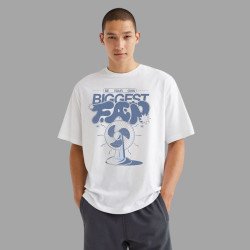 Round Neck | White | Fan