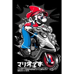 Oversized | Men | Black | Mariocycle