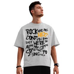 Oversized | Men | Grey | Rock & Roll