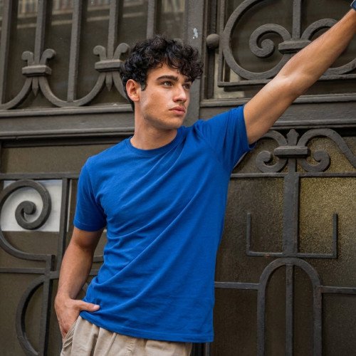 Royal Blue Plain Round Neck Tshirt