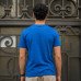 Royal Blue Plain Round Neck Tshirt