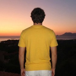 Yellow Plain Round Neck Tshirt