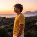 Yellow Plain Round Neck Tshirt