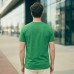 Emerald Green Plain Round Neck Tshirt