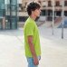 Parrot Green Plain Round Neck Tshirt