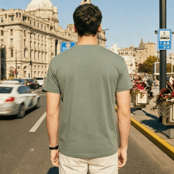 Moss Plain Round Neck Tshirt