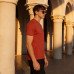 Red Plain Round Neck Tshirt