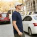Navy Plain Round Neck Tshirt