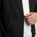 Zippered Hoodie | Black