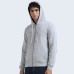 Zippered Hoodie | Grey