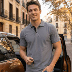 Golfer | Mens Polo | Grey