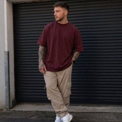 Heavy Gauge Tee — Merlot