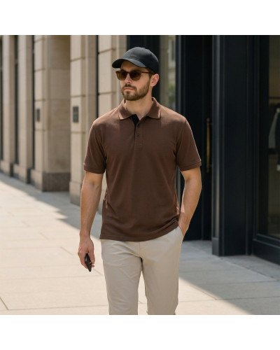 Golfer | Mens Polo | Coffee