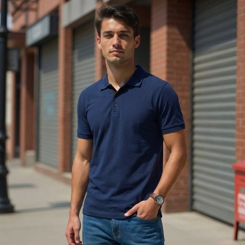 Golfer | Mens Polo | Navy