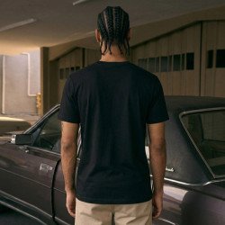Bamboo Cotton Tee — Midnight