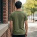 Bamboo Cotton Tee — Moss