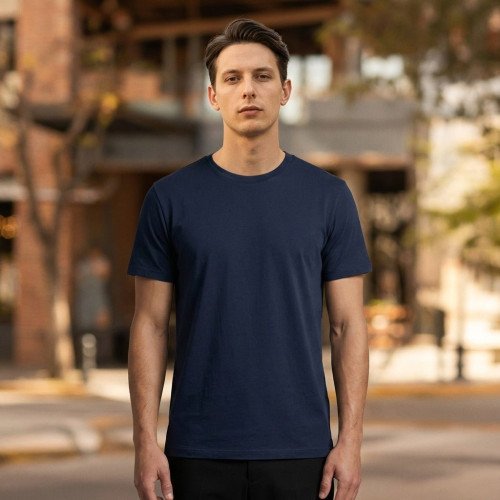 Bamboo Cotton Tee — Dusk
