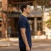 Bamboo Cotton Tee — Dusk