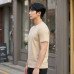 Bamboo Cotton Tee — Sand