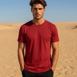 Bamboo Cotton Tee — Ember