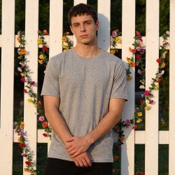 Bamboo Cotton Tee — Ash